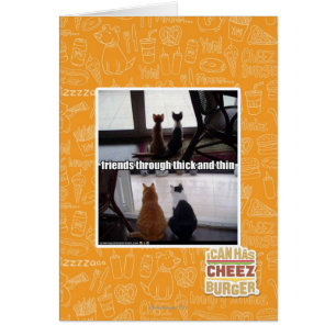 Cartão Com grosso e fino