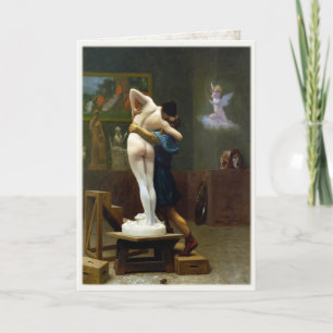 Cartão com pintura de Jean-Leon Gerome