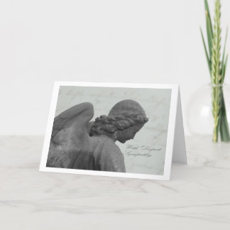 Cartão com profunda simpatia