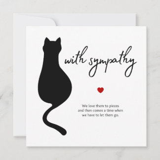 Cartão Com Simpatia para Gato