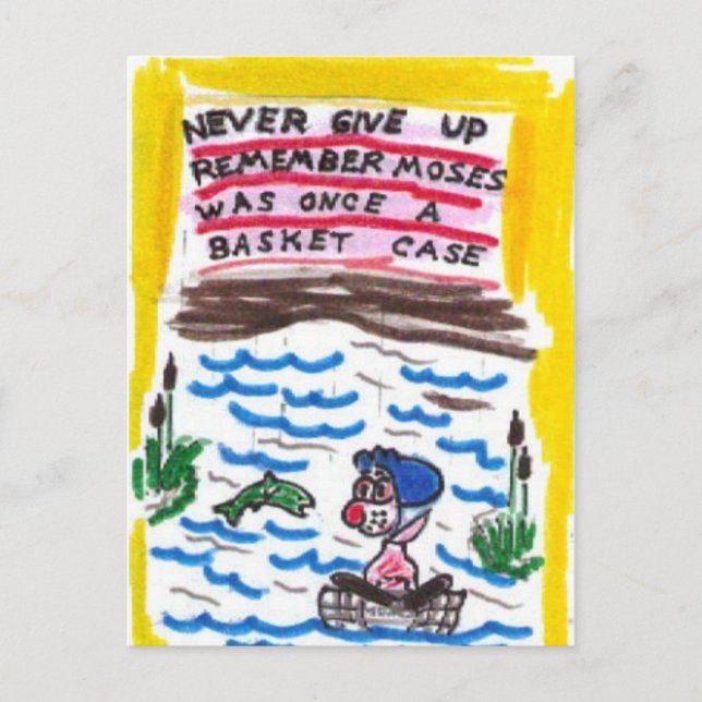 Cartão com sinais engraçados da igreja (Frente)