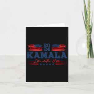 Cartão Com Sua Votação Kamala Em 2024, Presidente Kamala