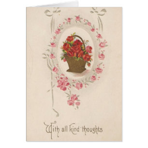 Cartão Com todos os pensamentos bonitos