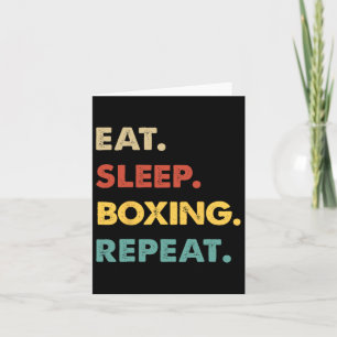 Cartão Coma a boia do sono Repetir a boia engraçada