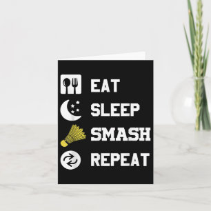 Cartão Coma, Dormir, Esmagar, Repetir! Caminhão Engraçado
