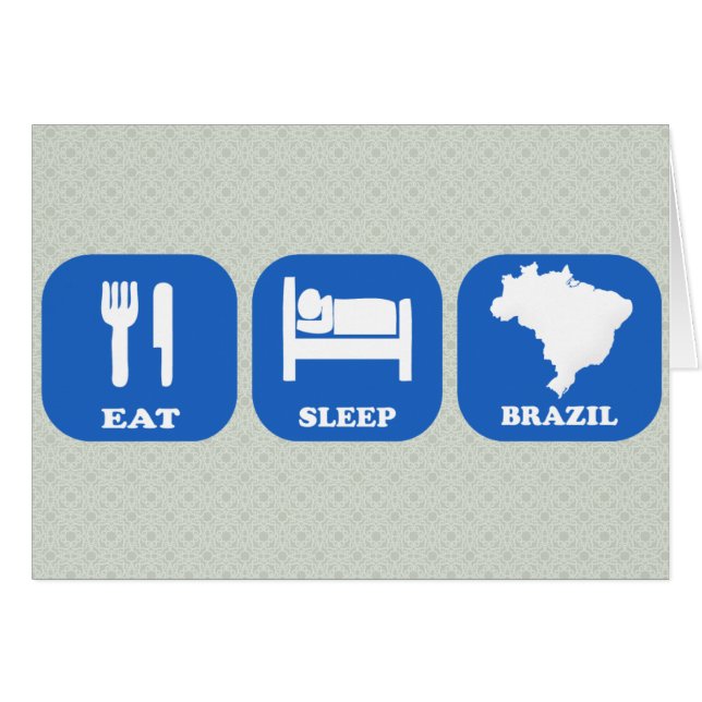 Cartão Coma o sono Brasil (Frente Horizontal)