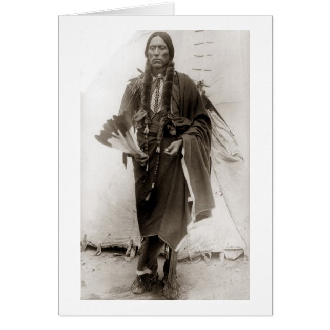 Cartão Comanche solitário (Frente)