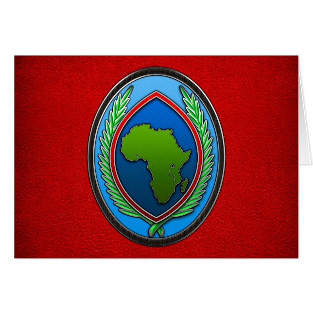 Cartão Comando da África dos EUA (Frente Horizontal)