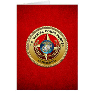 Cartão Comando das Forças Armadas dos EUA (MARFORCOM) [3D