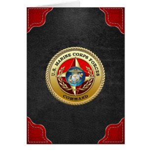 Cartão Comando das Forças Armadas dos EUA (MARFORCOM) [3D