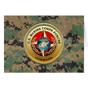 Cartão Comando das Forças Armadas dos EUA (MARFORCOM) [3D