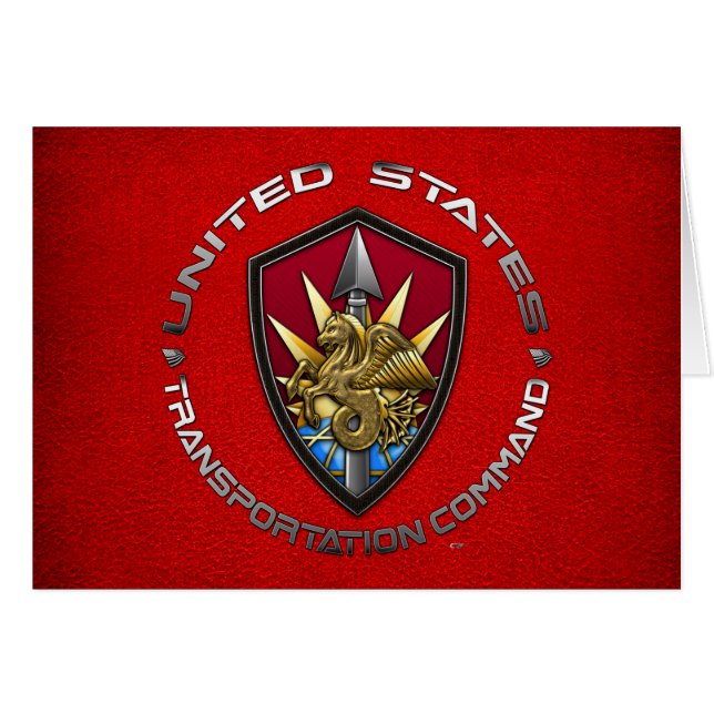 Cartão Comando de Transporte dos EUA (Frente Horizontal)