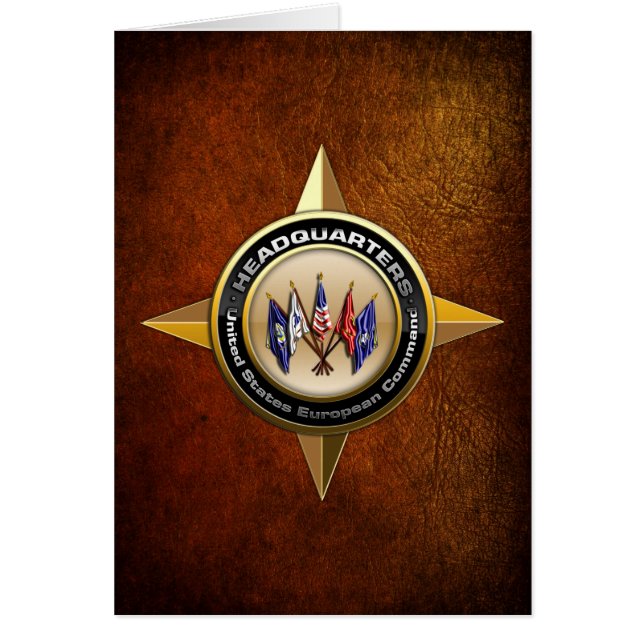 Cartão Comando Europeu dos Estados Unidos (Frente)
