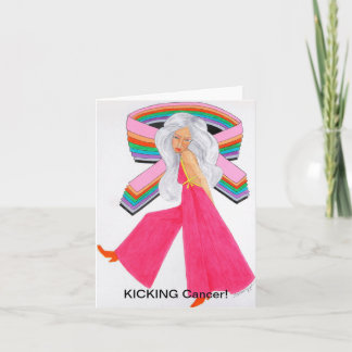 Cartão Combate ao desenho original do Cancer/Sobrevivente