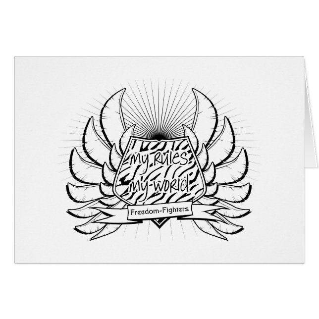 Cartão Combatentes da Liberdade (Frente Horizontal)