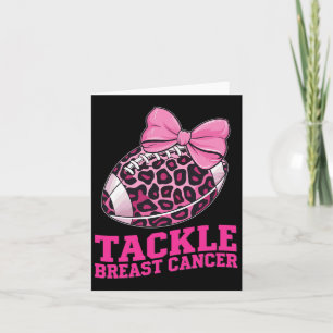 Cartão Combater a Consciência do Cancer da Mama Futebol A