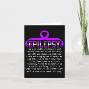 Cartão Combater a Epilepsia Epiléptica e a Sensibilização