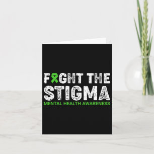 Cartão Combater O Guerreiro C Da Consciência Mental Stigm