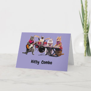 Cartão Combinação de gatinhos