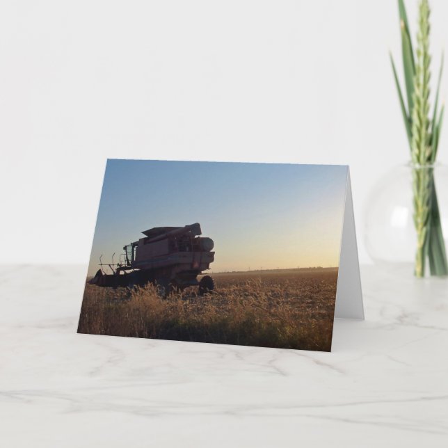 Cartão Combinar ao pôr do sol (Frente)