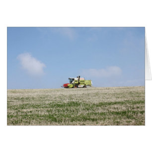 Cartão Combine Harvester