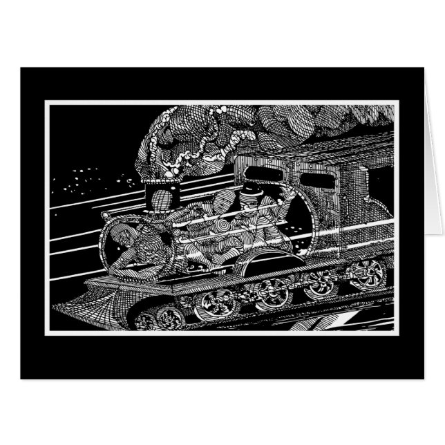 CARTÃO COMBOIO A VAPOR (Frente horizontal)