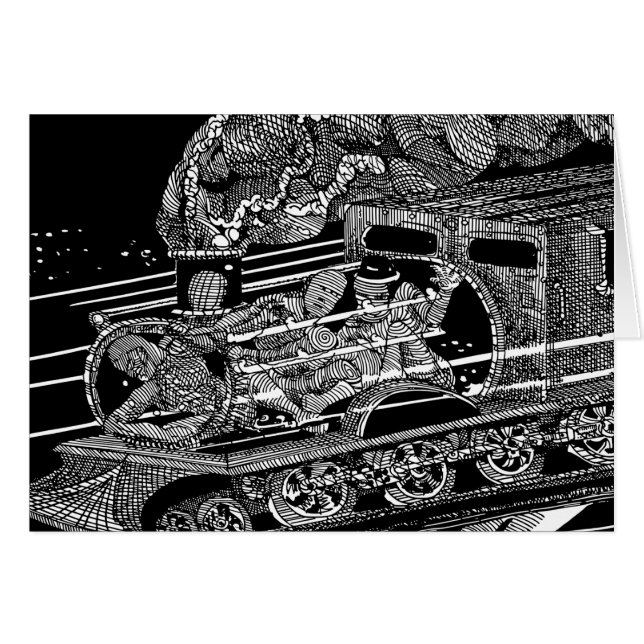 CARTÃO COMBOIO A VAPOR (Frente Horizontal)