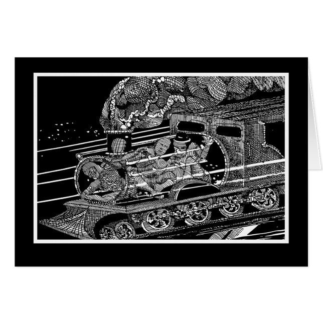 CARTÃO COMBOIO A VAPOR (Frente Horizontal)