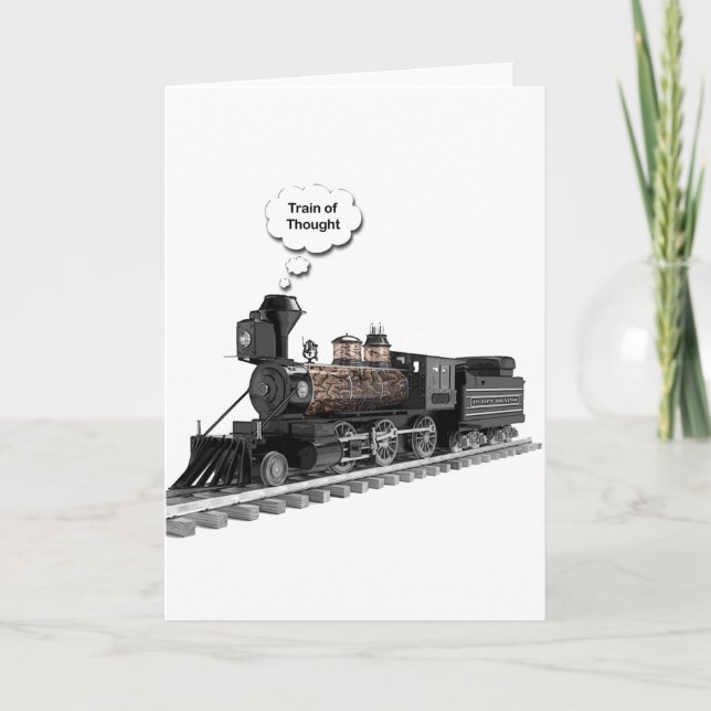 Cartão Comboio do Pensamento (Frente)