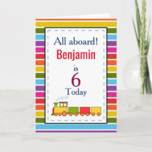 Comboio Personalizado A Qualquer Idade Aniversário