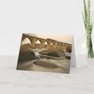 Cartão Comboio sobre James River