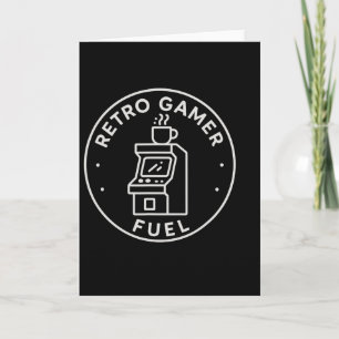 Cartão Combustível de Gamer Retrô Café de Arcade Jogos pa