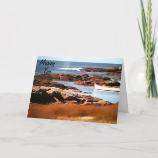 CARTÃO "COME HOME SO I CAN HOLD U IN MY ARMS"