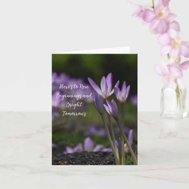 Cartão Começos Elegantes (Orquídea)