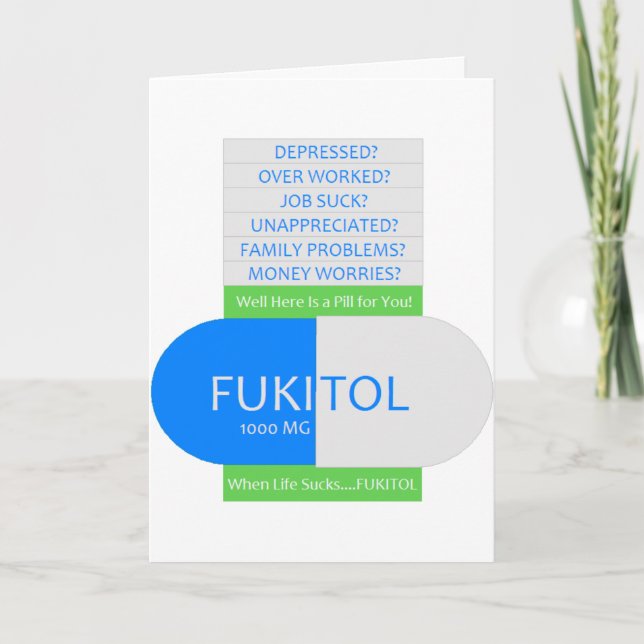 Cartão Comedic - Consiga Bem Em Breve (Frente)