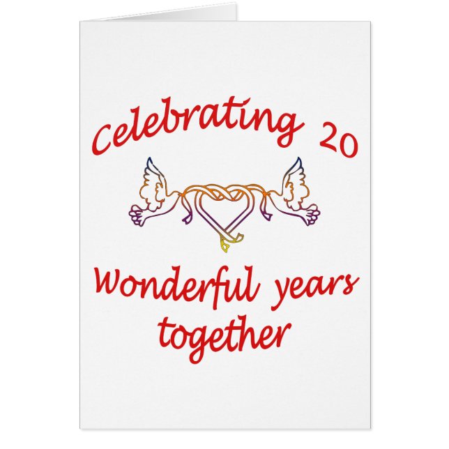 CARTÃO COMEMORANDO 20 ANOS DE QUARTA-FEIRA (Frente)