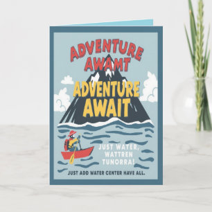 Cartão Comemorando seu Aniversário de Grande Aventura