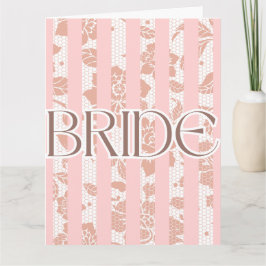 Cartão comemorativo para noiva (por designs Orievo