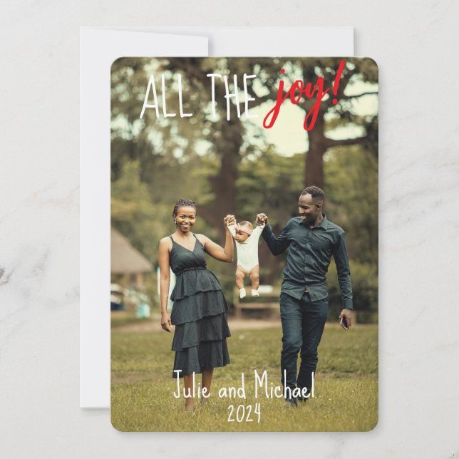 Cartão Comemorativos Folha Única (Frente)