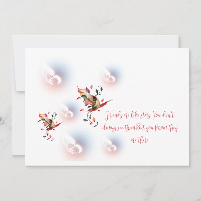 Cartão Comemorativos Folha Única (Frente)