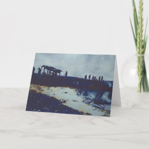 Cartão Comemos todos os peixes, e agora? Ilha Harbor? Gre