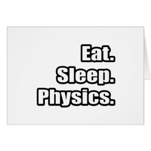 Cartão Comer.Dormir. Física.