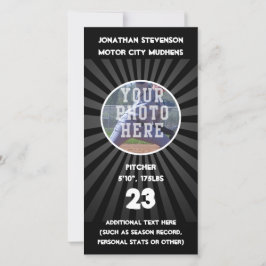 Cartão Comercial de Fotografias Esportivas, Equipe