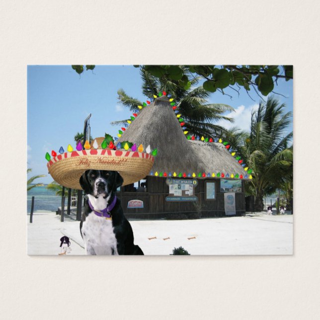 Cartão Comercial "Diversidade" de Cães Scuba (Frente)