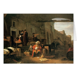 Cartão Comerciantes de Holland e da troca de Médio