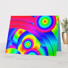 Cartão Cometa abstrato