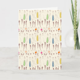 Cartão "Comic Strip" With Love Greeting Card.