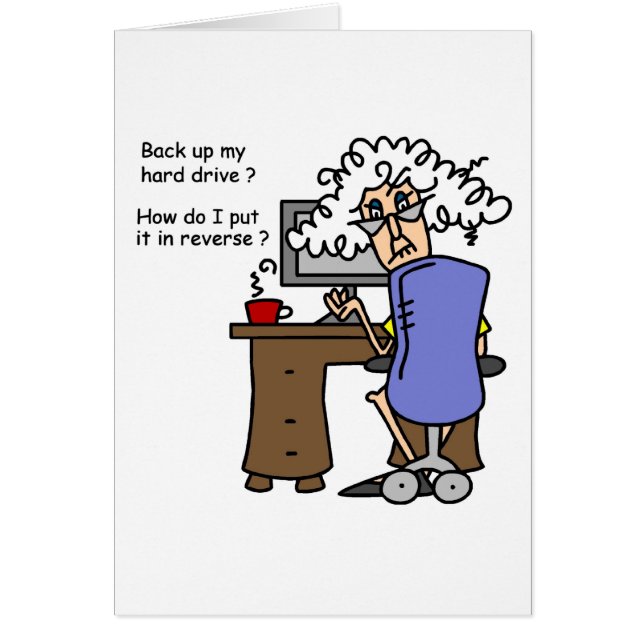 Cartão Cómico alternativo do disco rígido (Frente)