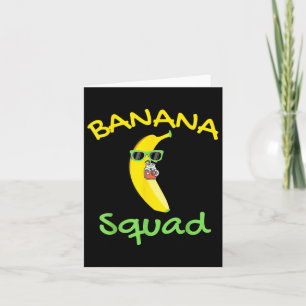 Cartão Comida de Banana Férias de Verão Fruta L