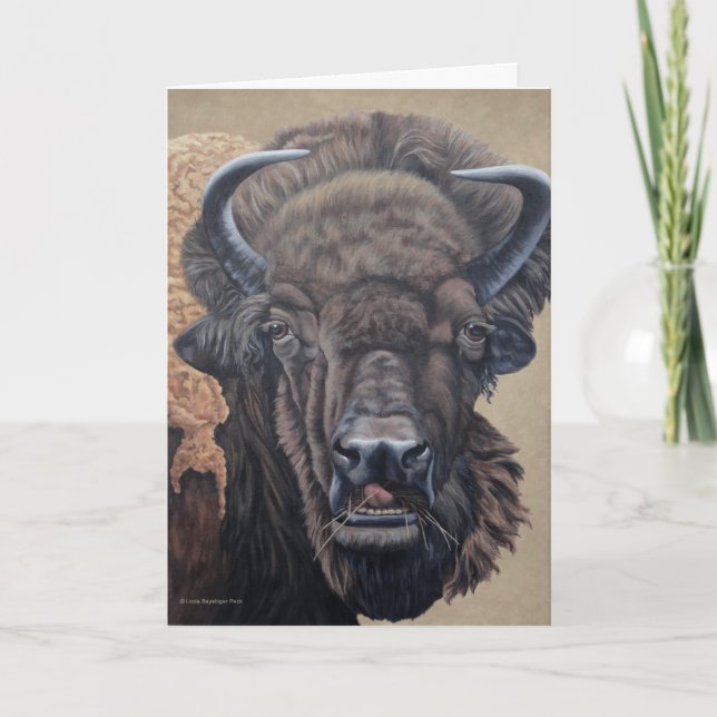 Cartão Comida de Buffalo (Frente)